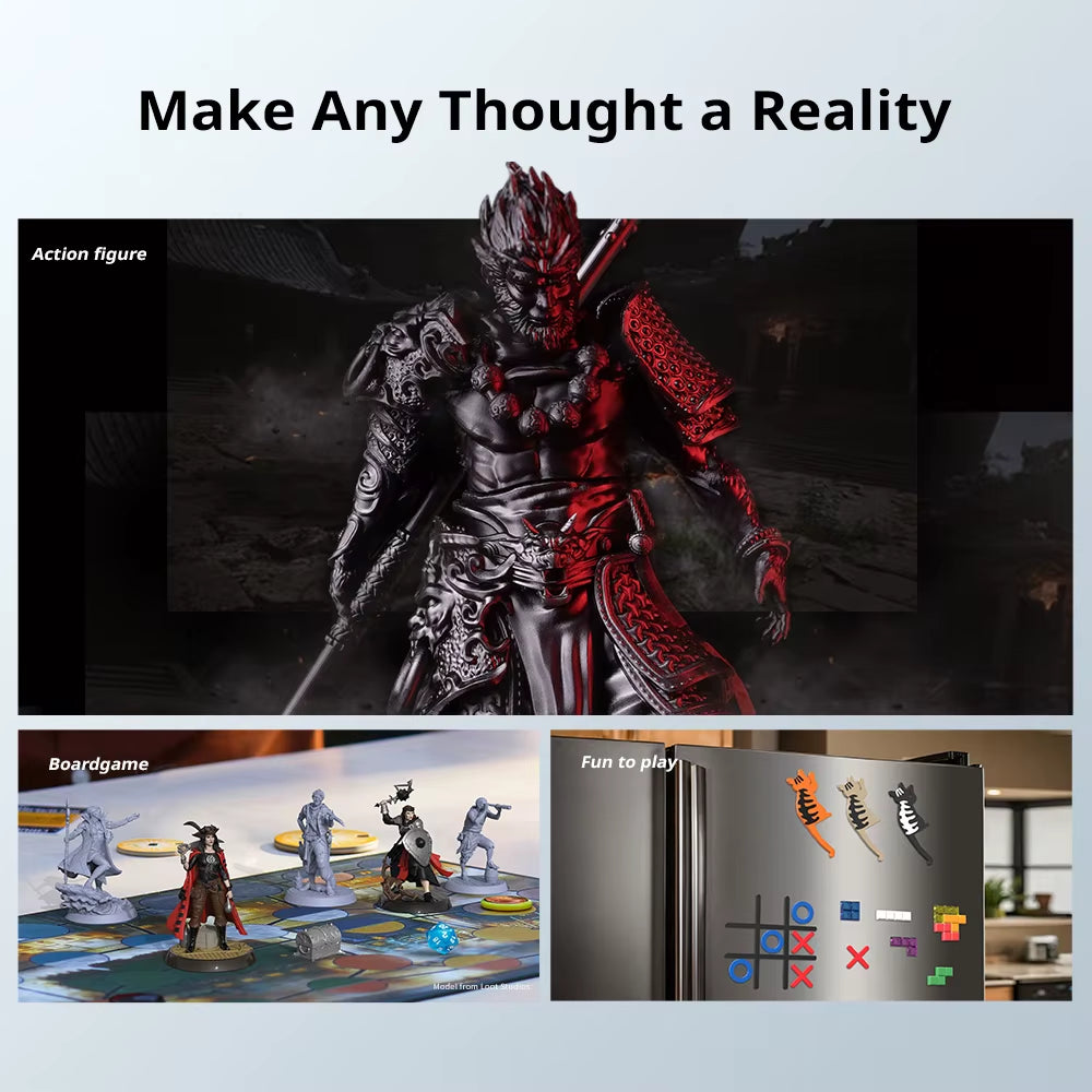 Photon Mono 4 AE Version LCD UV Resin 3D Printer High-Speed 3D Printing 7" 10K High-Definition Screen 153×87×165Mm
