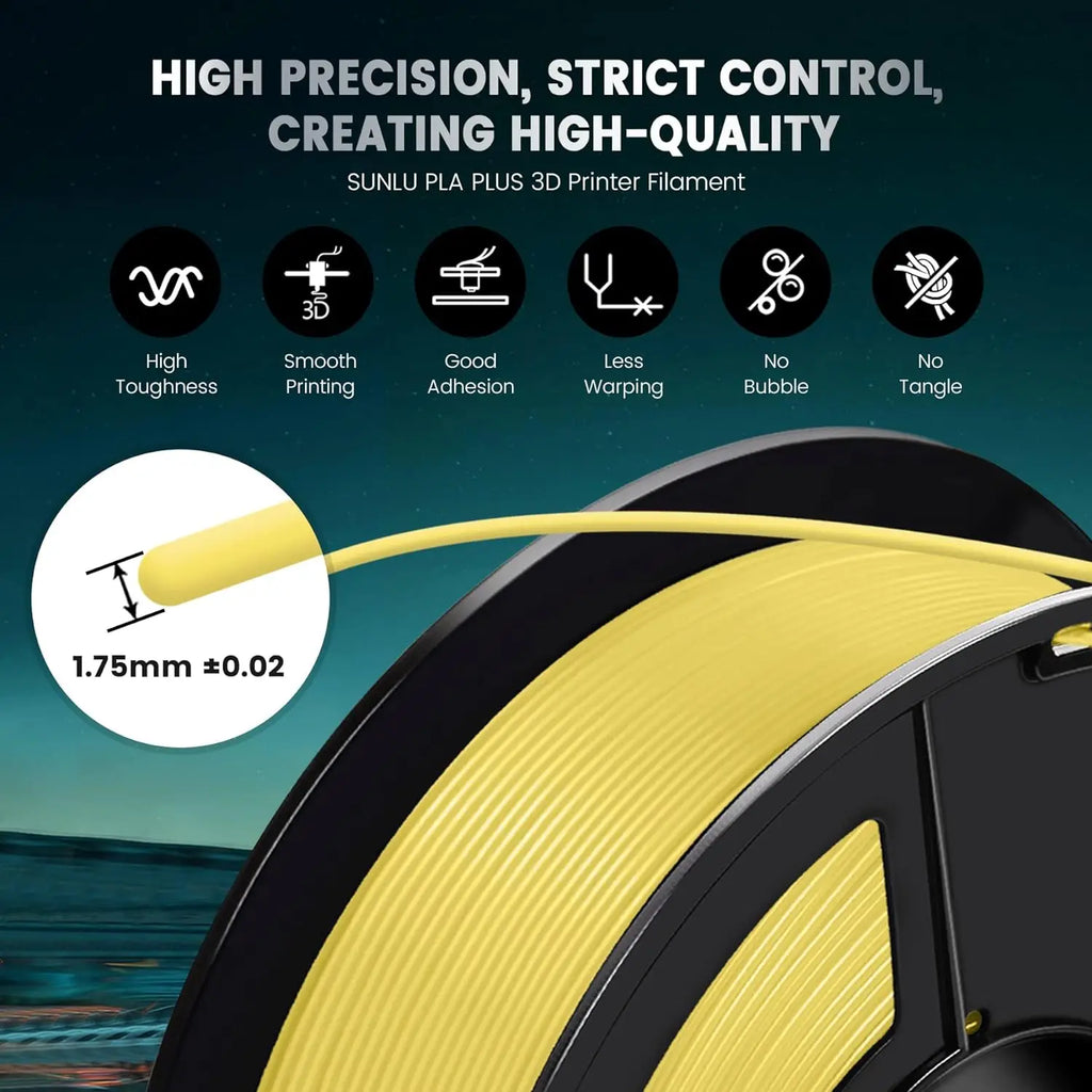 5KG 3D PETG/PLA/PLA Plus/Matte Filament 1Kg/Roll 1.75Mm High Strength Neatly Wound 3D Printing Filament Fast Shipping