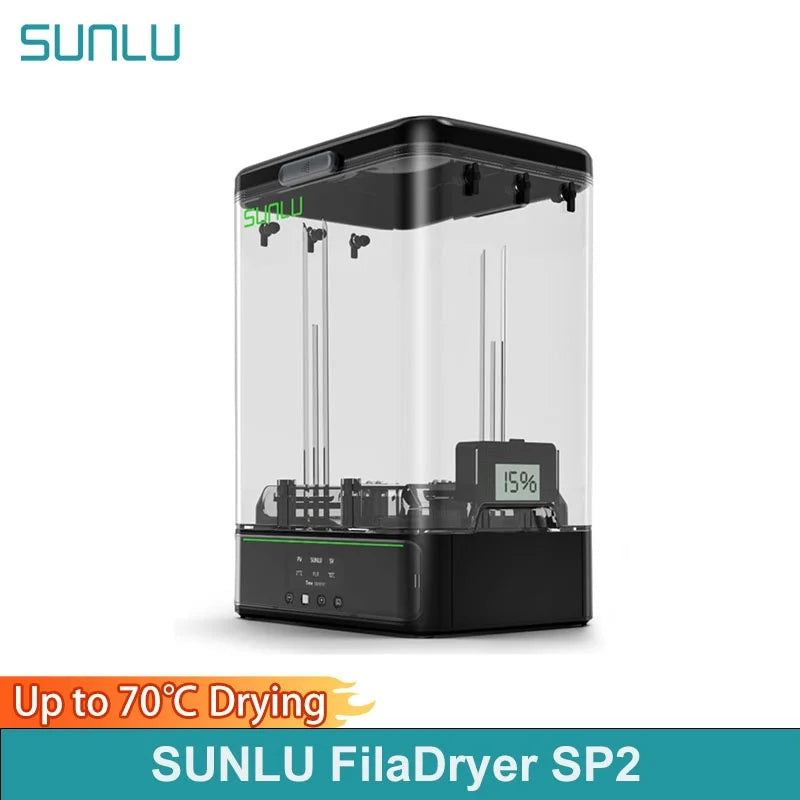 Official Filadryer SP2, 2-In-1 Filament Dryer Combine with Storage Box, up to 70℃(158°F) Drying and Seamless Storage