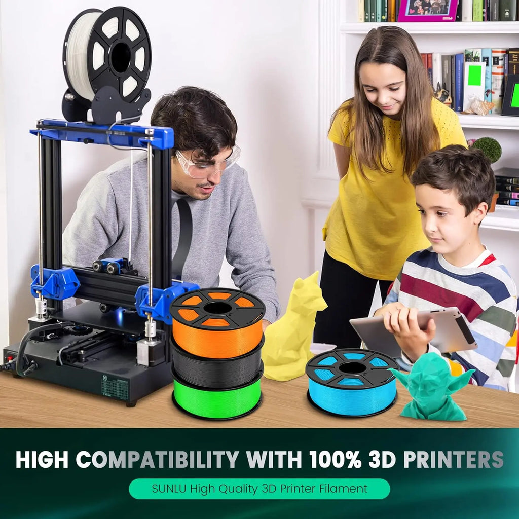 5KG 3D PETG/PLA/PLA Plus/Matte Filament 1Kg/Roll 1.75Mm High Strength Neatly Wound 3D Printing Filament Fast Shipping