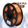 SILK PLA 3D Filament 1.75MM 1KG Close to SILK Texture Effect No Bubble Eco-Friendly Biodegradable Odorless Low Shrinkage